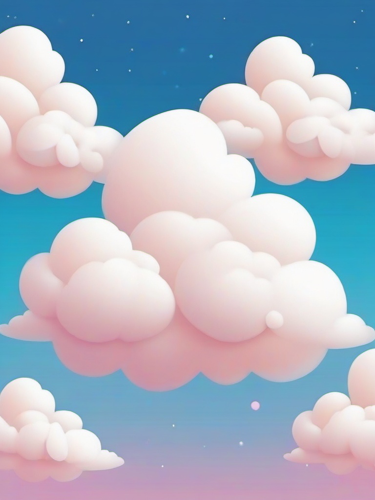 Cute Cloud Wallpaper - Fluffy clouds in cute styles  ,mobile iphone background wallpaper