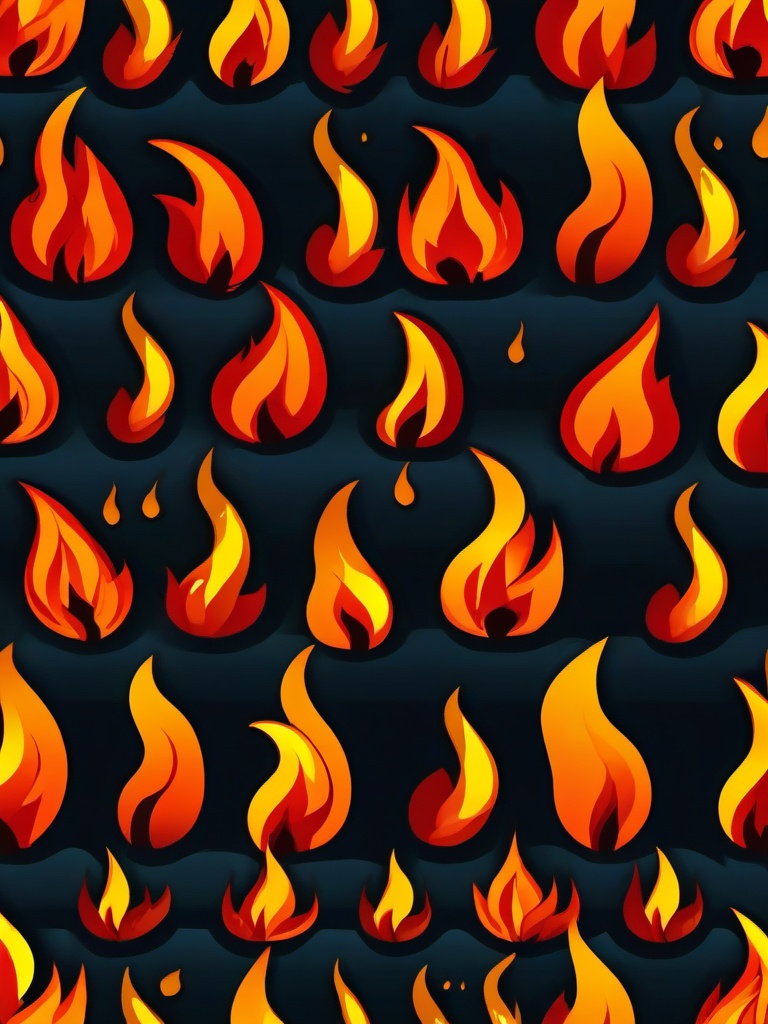 Fire Wallpaper - Roaring fire in deep, vivid colors  background wallpaper