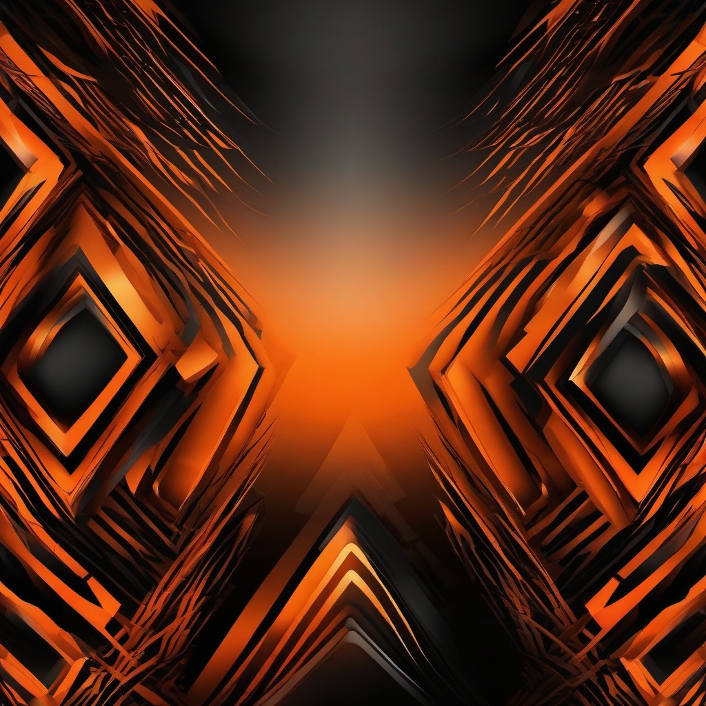 wallpaper orange black  