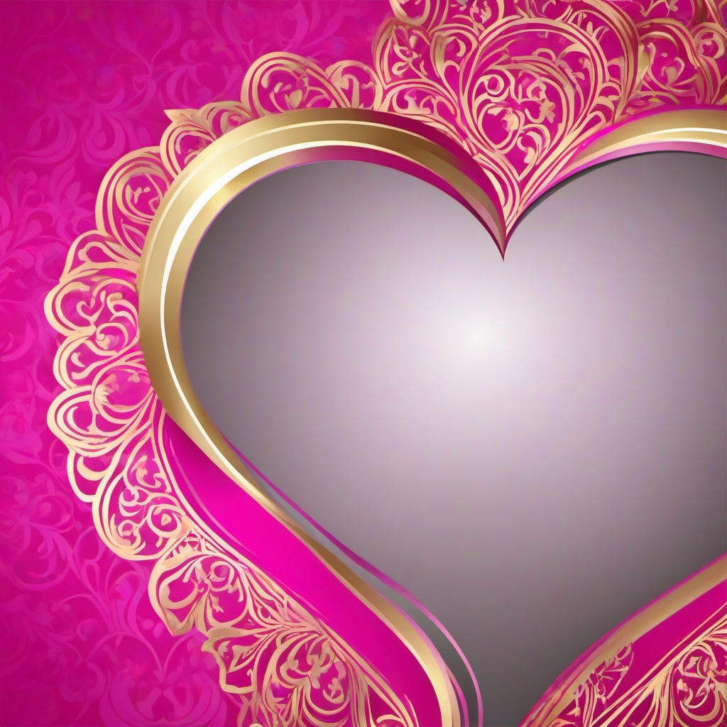 Heart Background Wallpaper - pink and gold heart wallpaper  