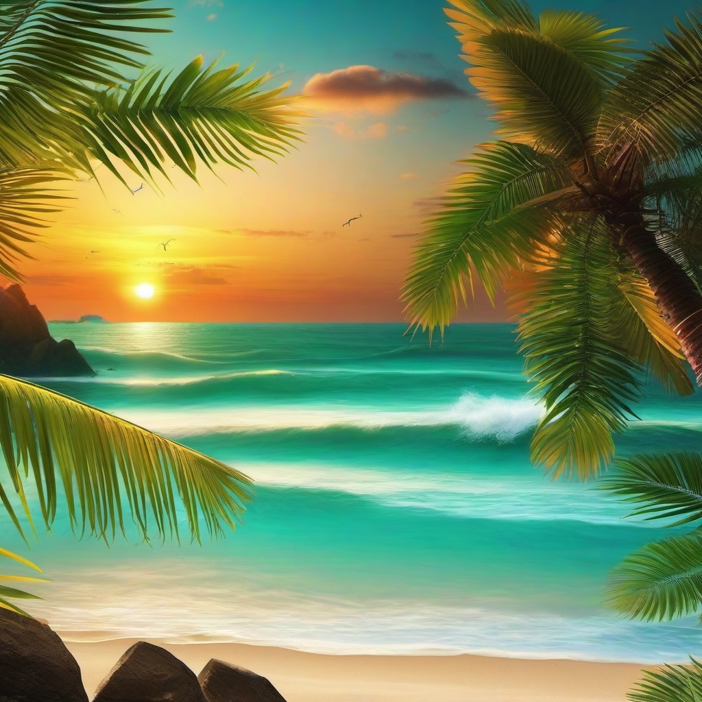 Beach Background Wallpaper - tropical beach iphone wallpaper  