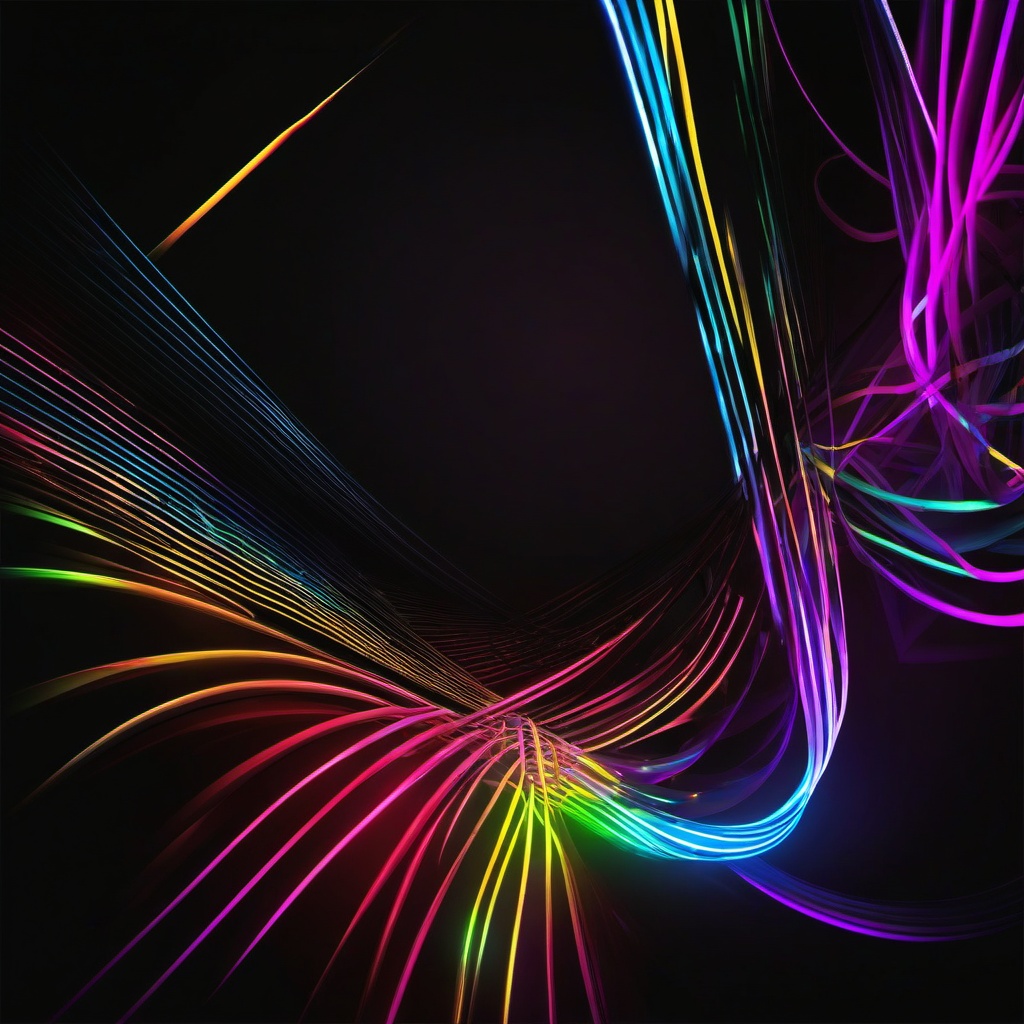 Neon Background Wallpaper - black background with neon lights  