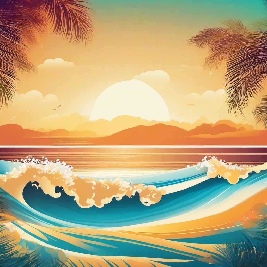 Beach Background Wallpaper - beach wave background  