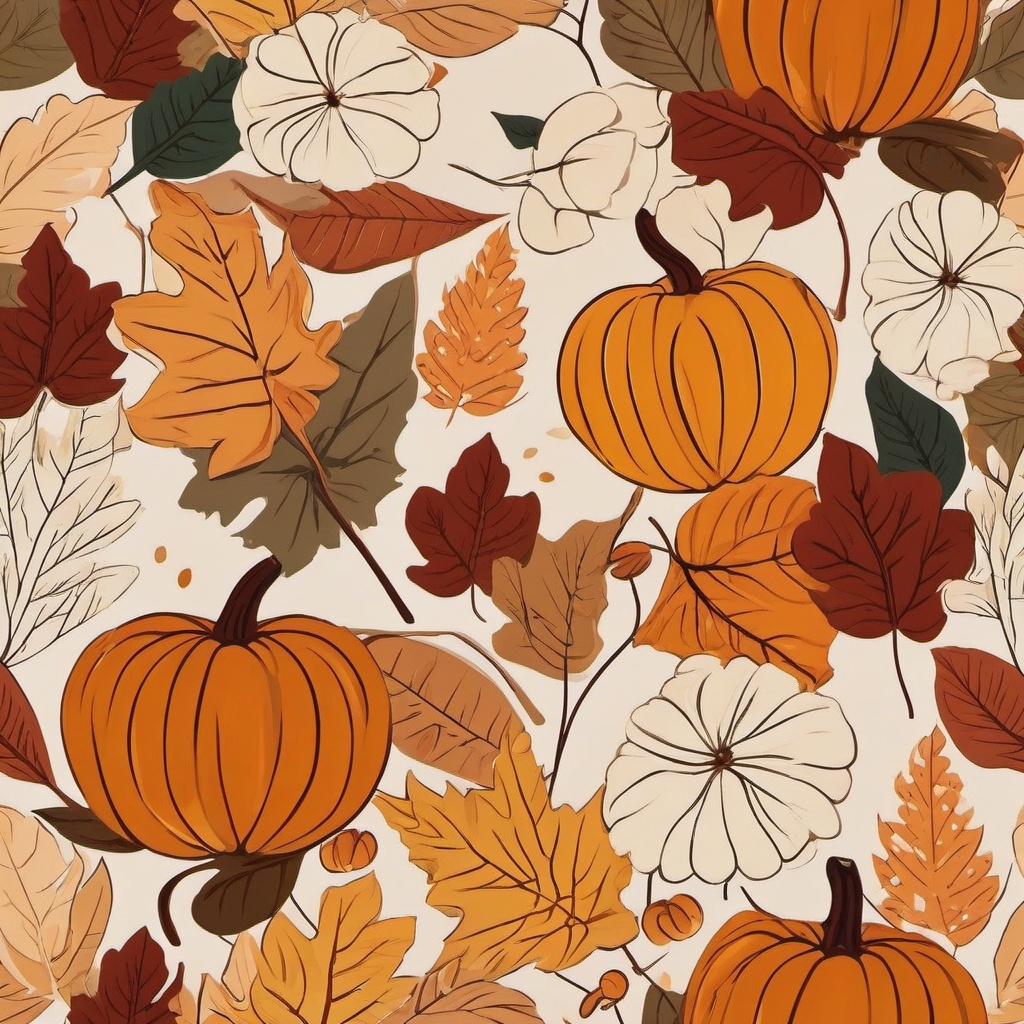 Fall Aesthetic Wallpaper - Immerse yourself in the autumn vibes with an aesthetic wallpaper that embodies the coziness and charm of the season.  intricate patterns, splash art, wallpaper art