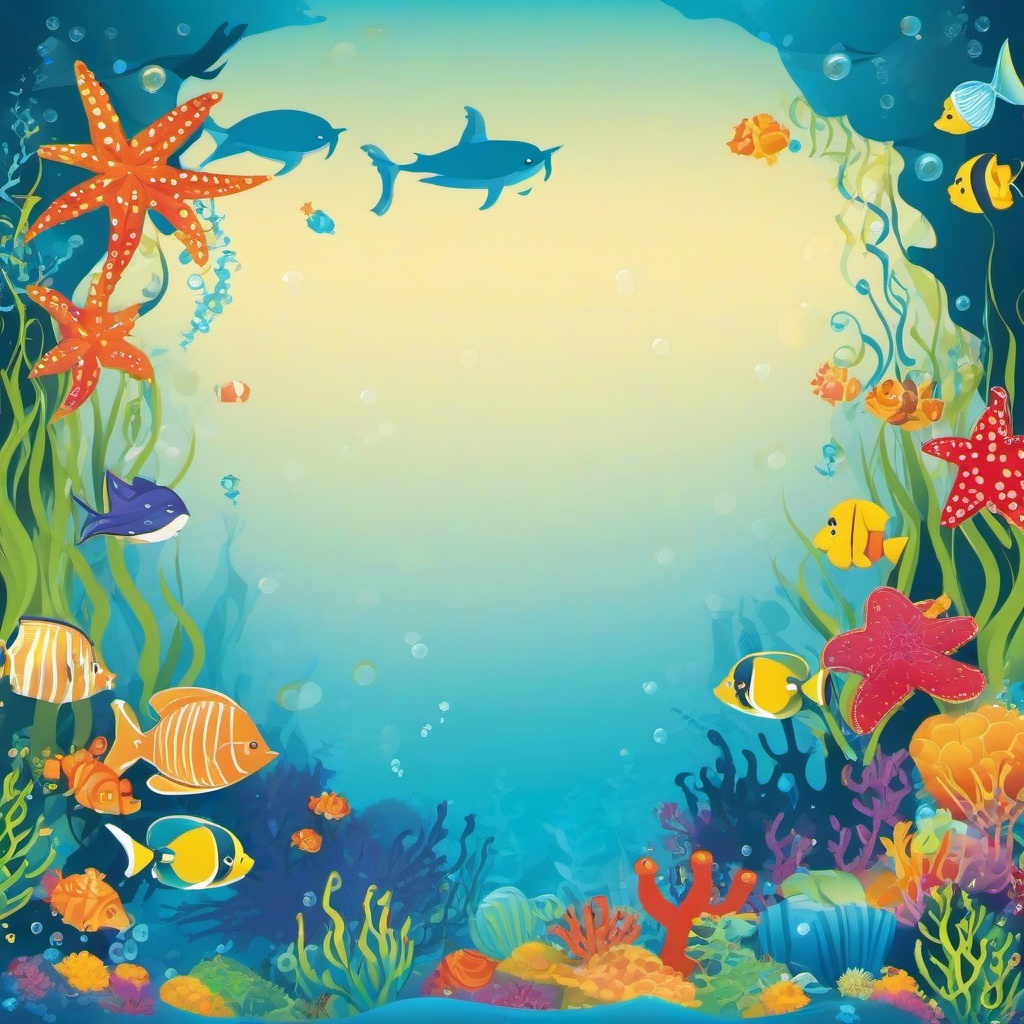 Party Background Wallpaper - under the sea invitation background  