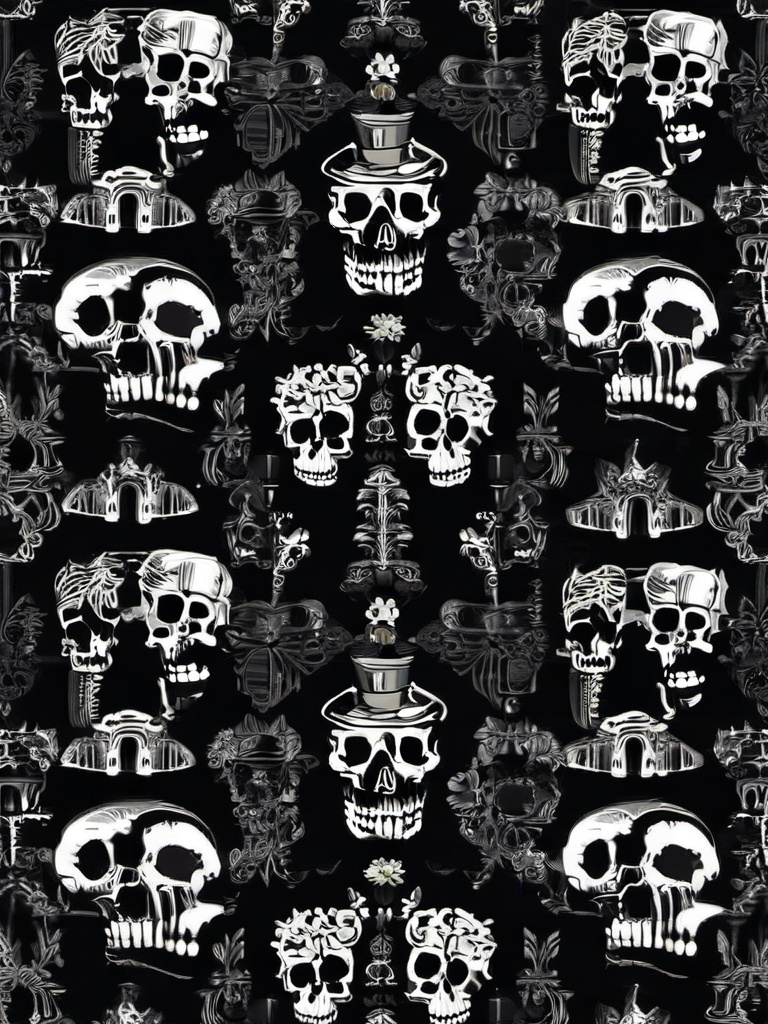 Dark Skeleton Wallpaper  ,mobile iphone background wallpaper