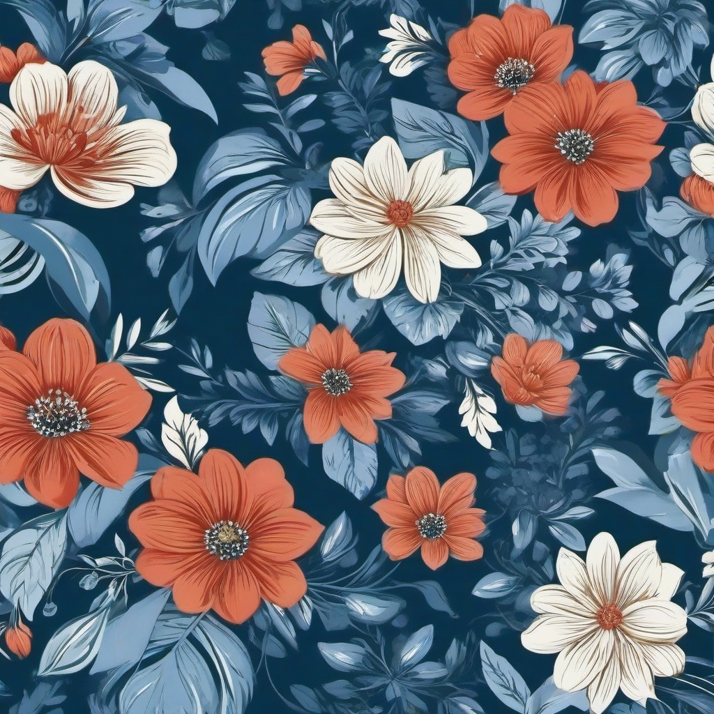 background flower blue  