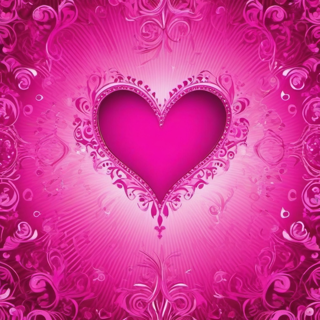 Pink Heart Wallpaper - Lovely Pink Hearts Pattern  intricate patterns, splash art, wallpaper art