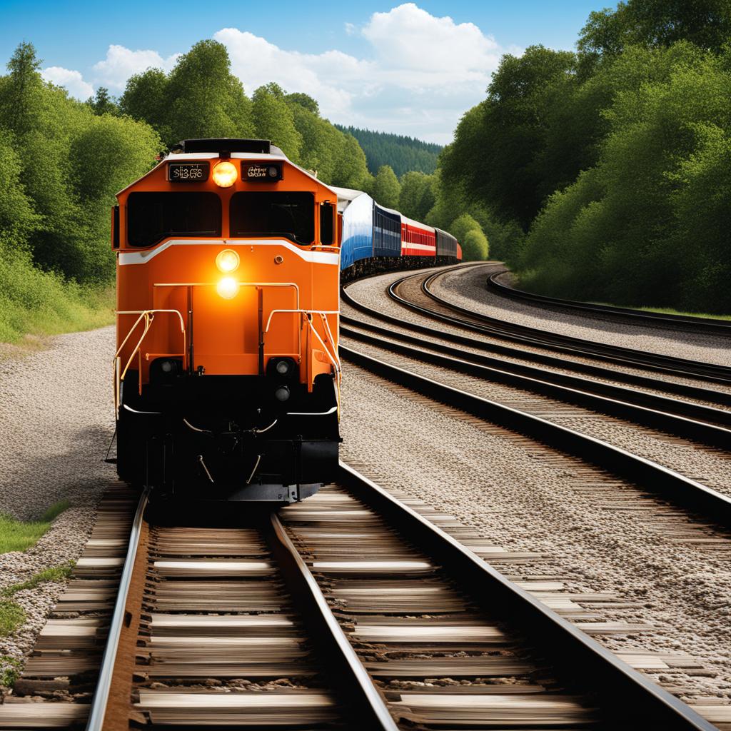 train clipart transparent background on a train track - racing along the tracks. 