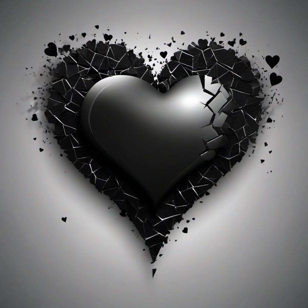 Heart Background Wallpaper - black broken heart background  