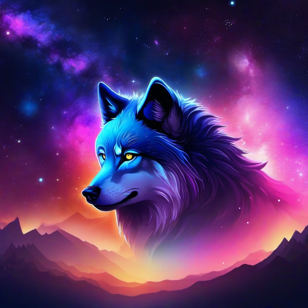 Galaxy Background Wallpaper - cute galaxy wolf wallpaper  