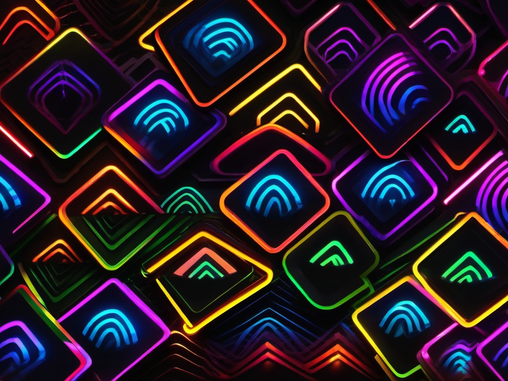 Neon Rainbow Wallpapers  