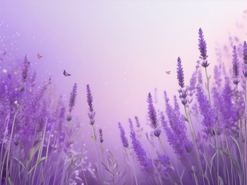 Light Purple Background - Delicate Lavender Garden, Pastel Perfection  intricate patterns, splash art, wallpaper art