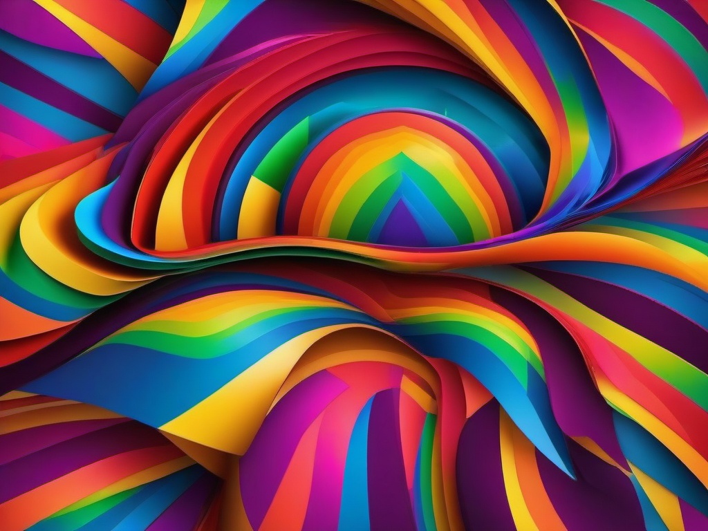 Rainbow Color Background  