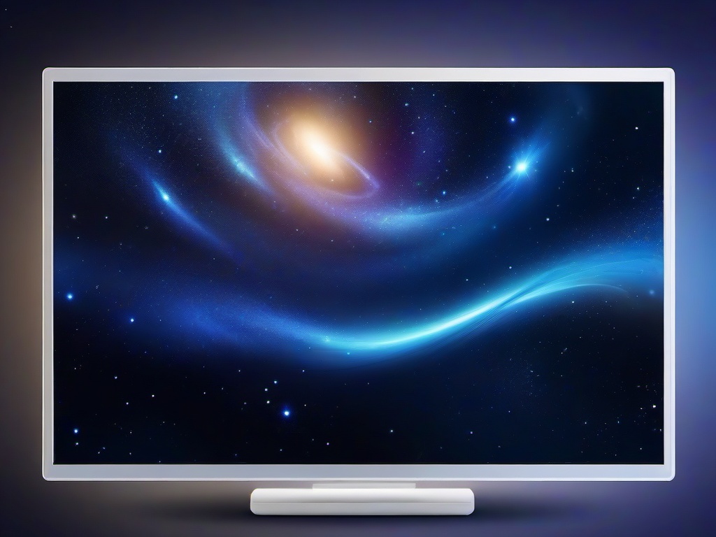 Blue Galaxy Background-Dark blue with glowing star clusters and nebula swirls, creating a cosmic scene  background wallpaper