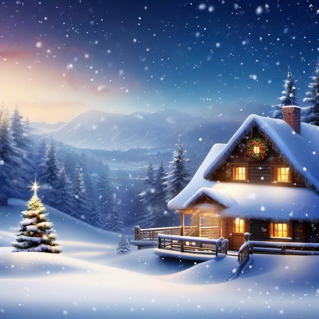 Snow Background Wallpaper - snowy christmas background  