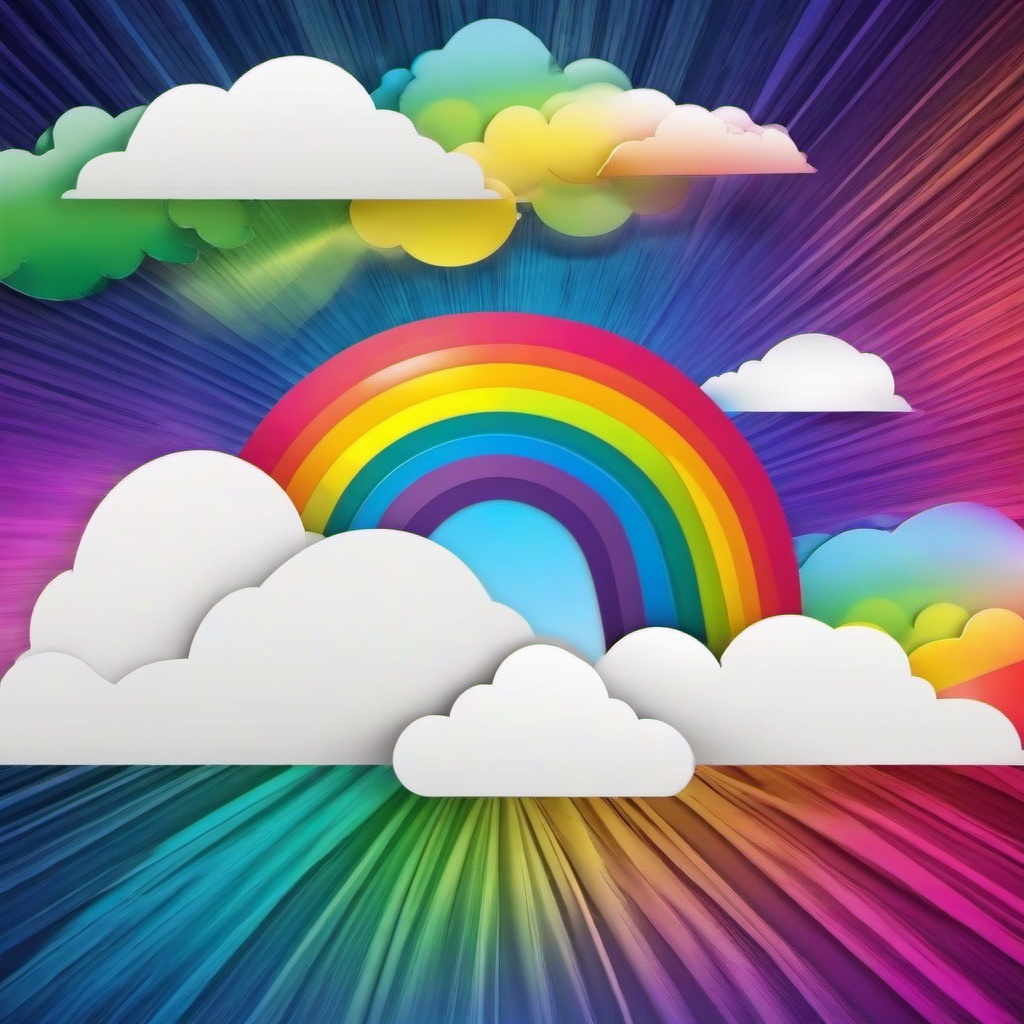 Rainbow Background Wallpaper - sunshine rainbow background  