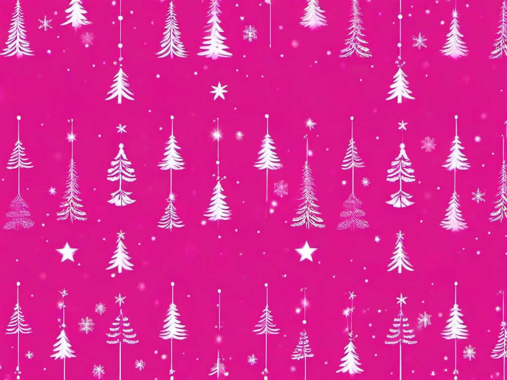 Pink Christmas Wallpaper  