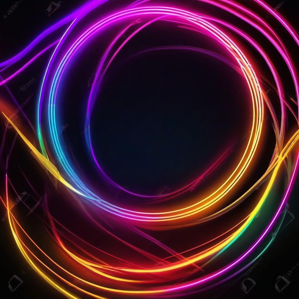 Neon Background Wallpaper - abstract modern neon frame background  