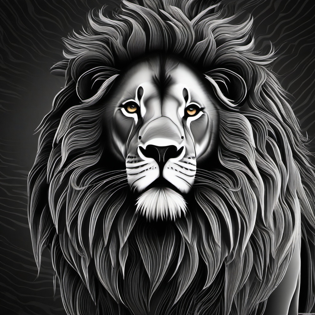 Lion Background Wallpaper - lion black white wallpaper  