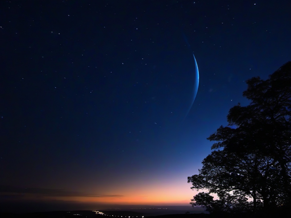 Midnight Sky Night Sky Wallpaper  ,desktop background wallpaper