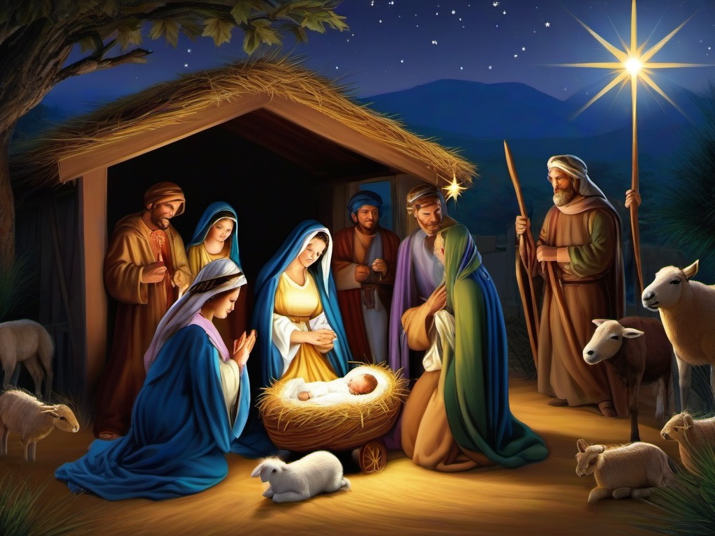 Christmas Nativity Wallpaper  