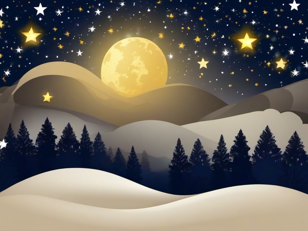 Starry Night Background Free  