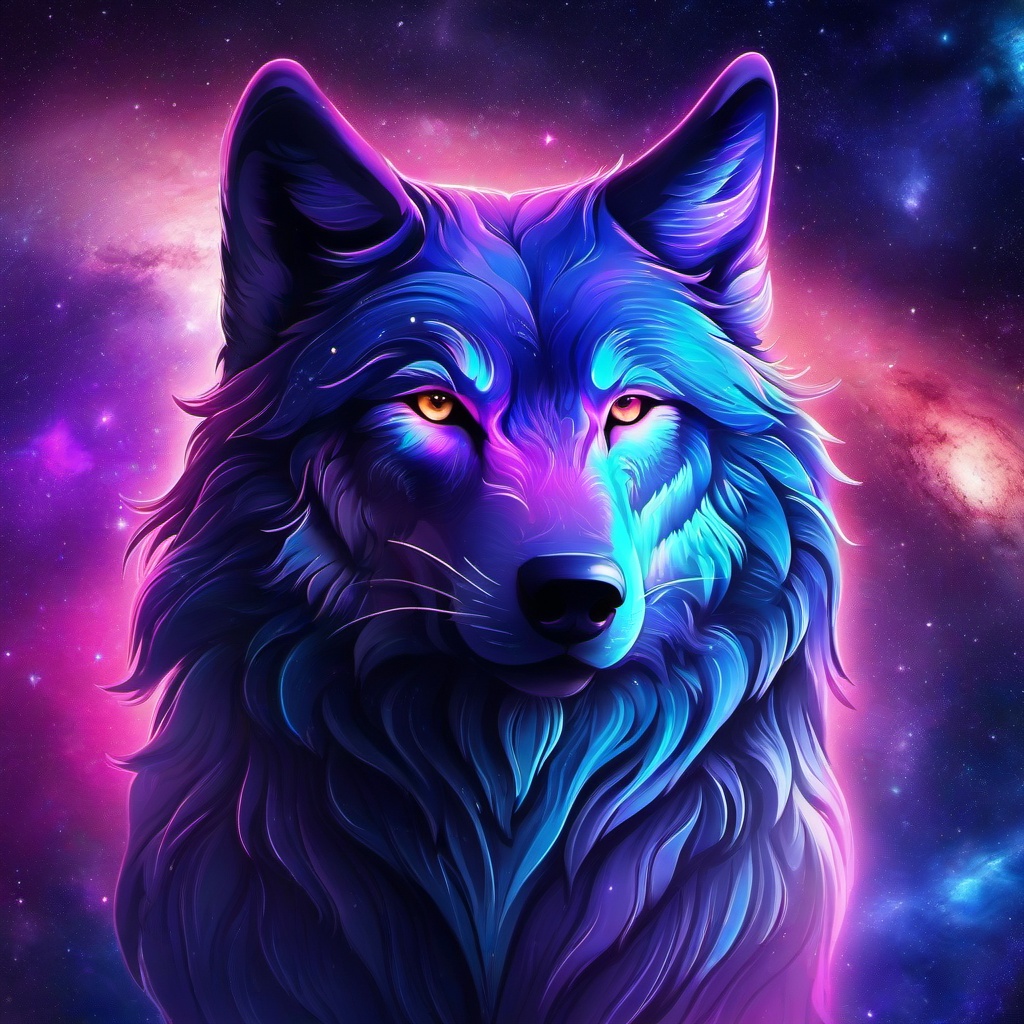 Galaxy Background Wallpaper - background galaxy wolf  