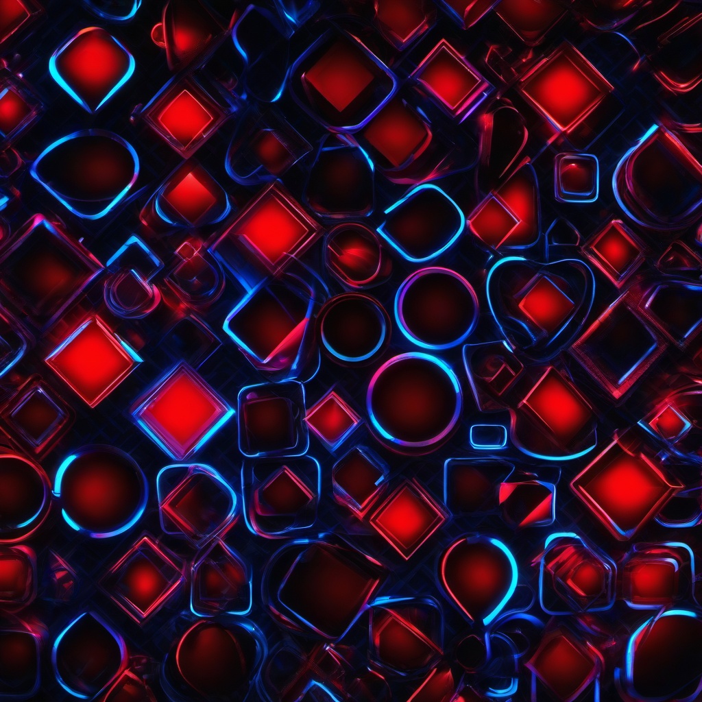 Neon Background Wallpaper - neon red and blue wallpaper  