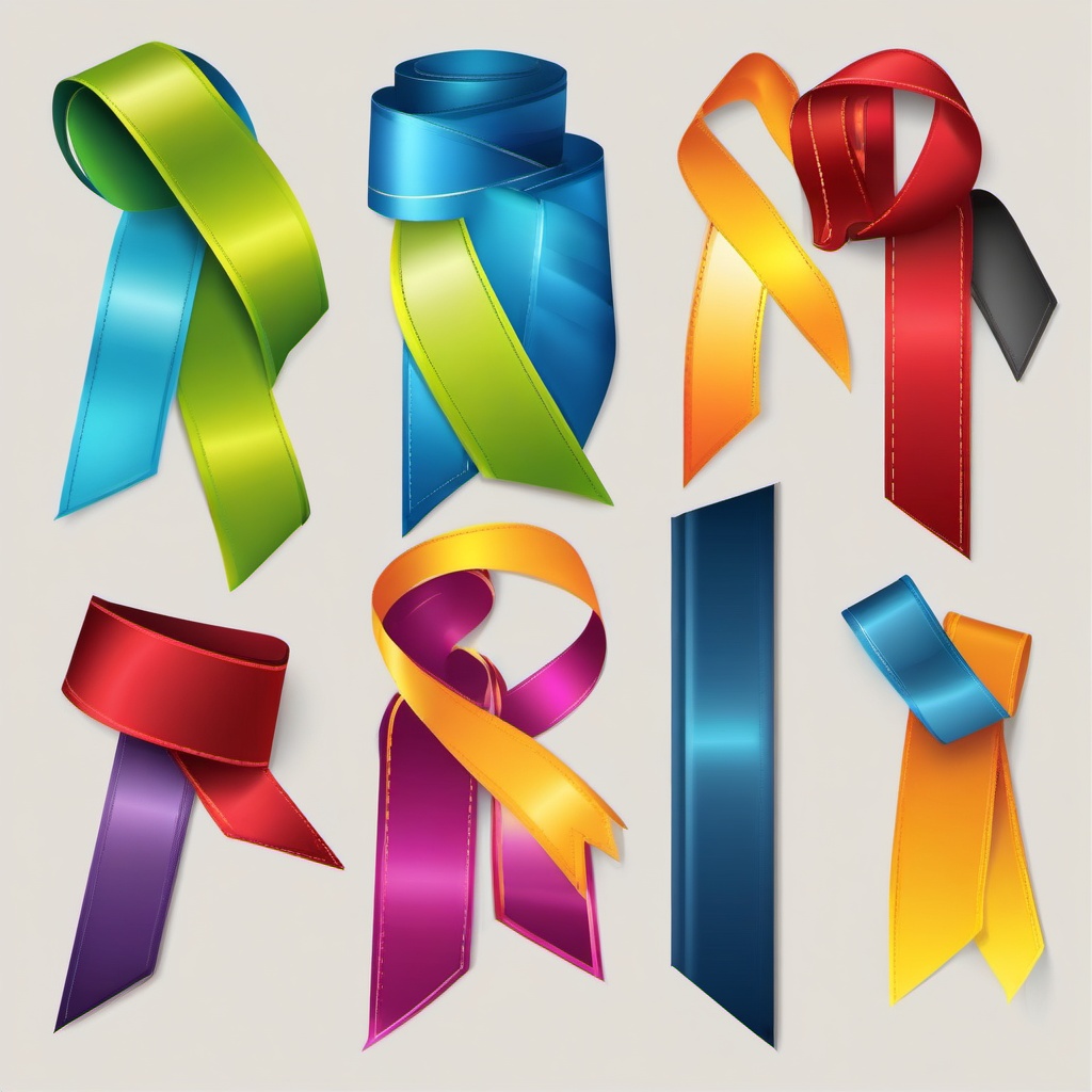 Bookmark ribbon clipart - Bookmark ribbon for marking pages,  color clipart, vector art