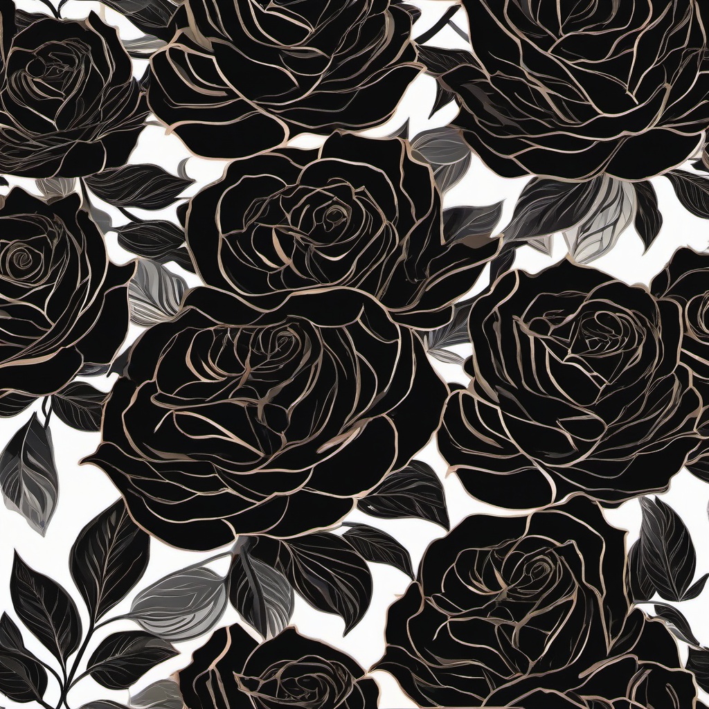 black rose background  