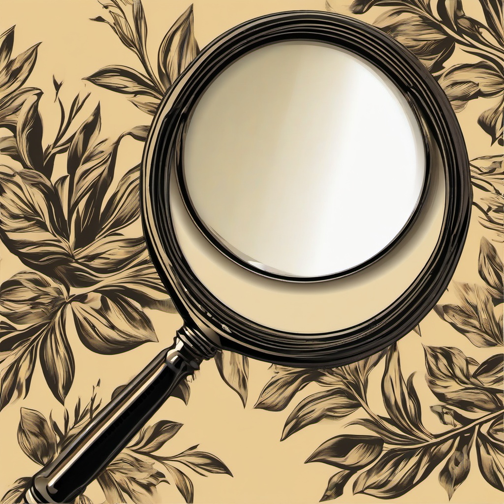 Magnifying Glass clipart - magnifying glass highlighting details  