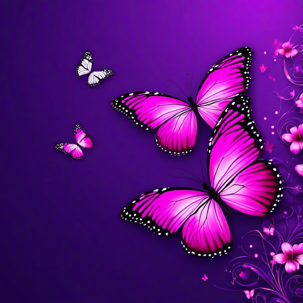 Purple Background Wallpaper - butterfly purple wallpapers  