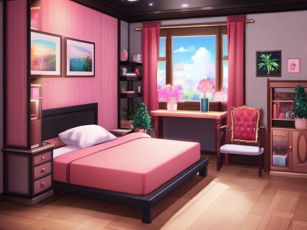 Background Gacha Life Bedroom  