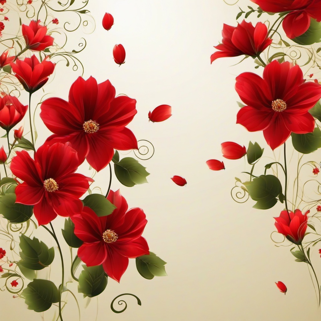 Flower Background Wallpaper - background red flower  