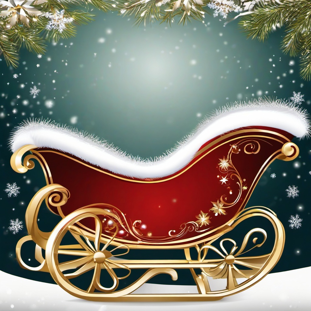 Christmas Background Wallpaper - christmas sleigh background  