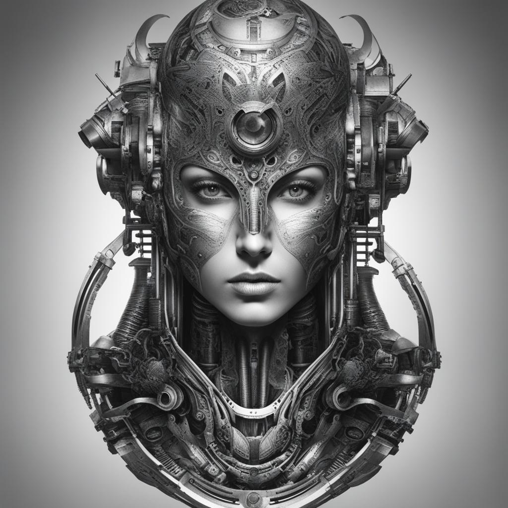 sci-fi biomechanics - incorporate biomechanical elements into your tattoo, merging man and machine. 