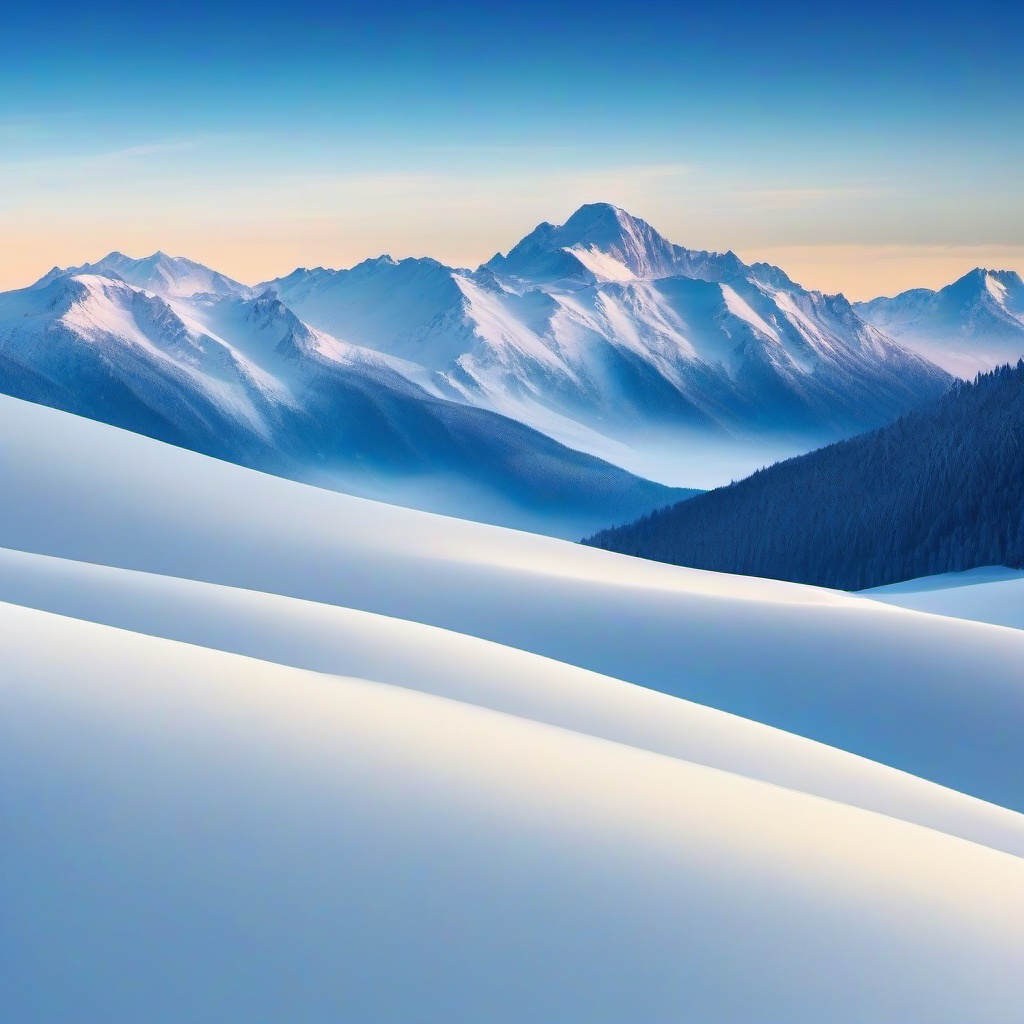 Snow Background Wallpaper - snow mountain backdrop  