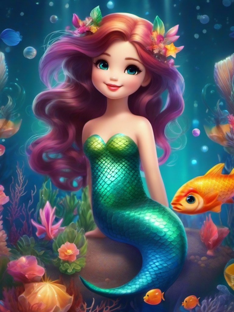 Cute Mermaid Wallpaper - Fantasy mermaids with colorful flair  ,mobile iphone background wallpaper