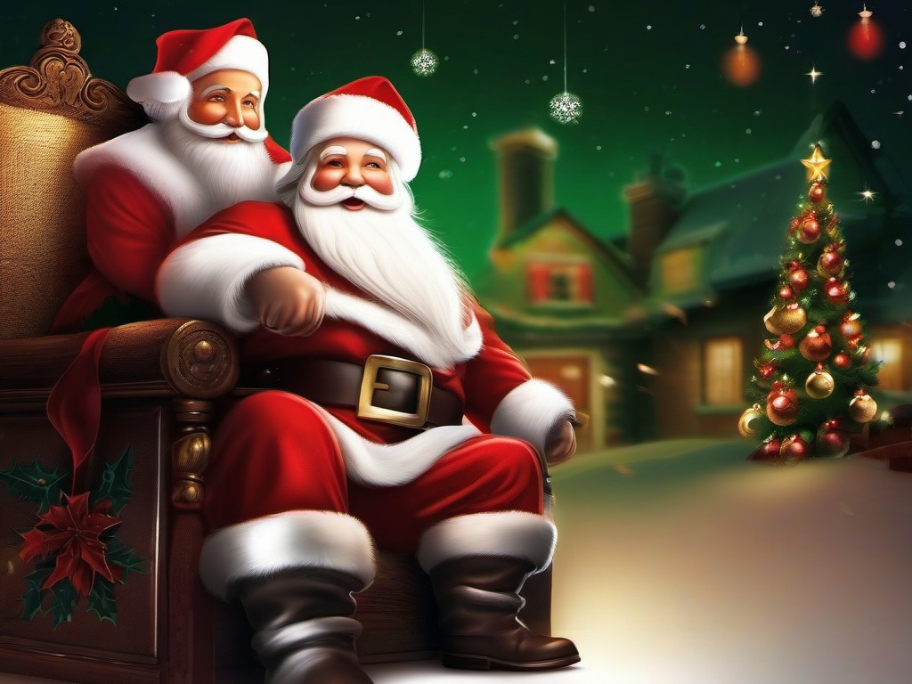 Christmas Santa Claus Wallpaper  