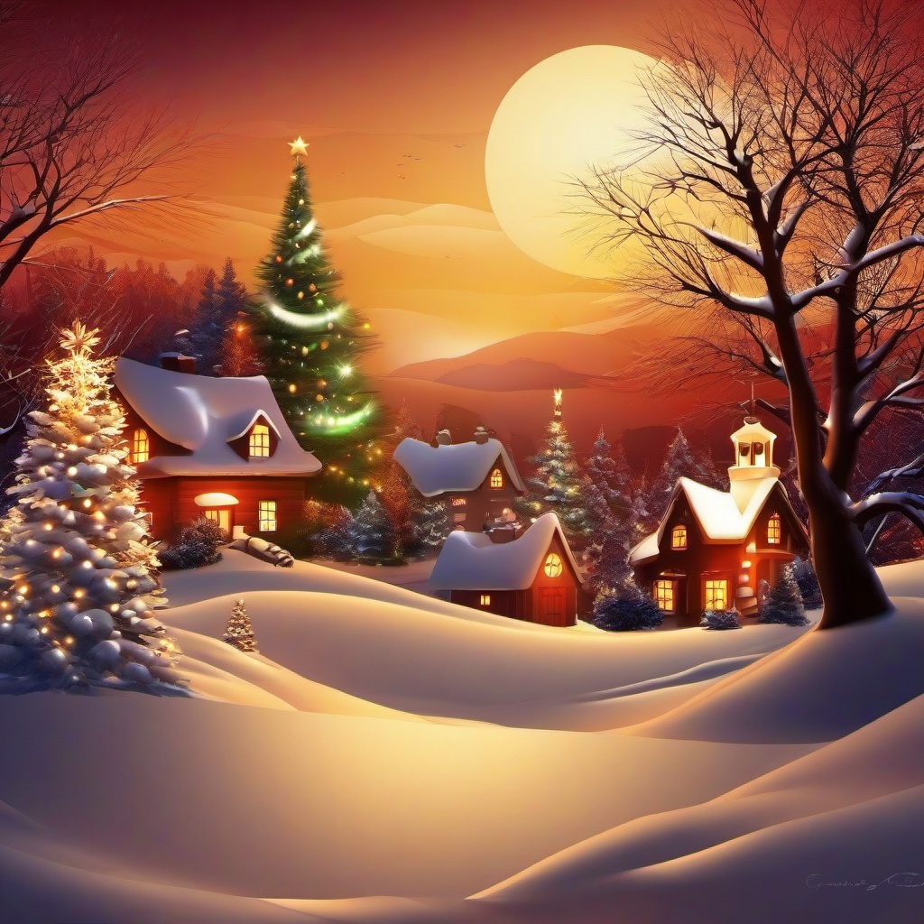 Christmas Background Wallpaper - landscape christmas wallpaper  