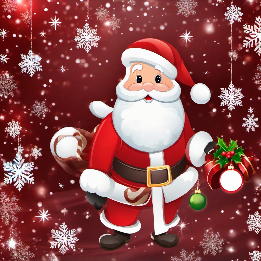 Christmas Background Wallpaper - santa claus clipart transparent background  