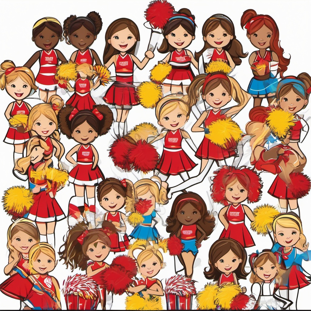 Cheerleader  clipart