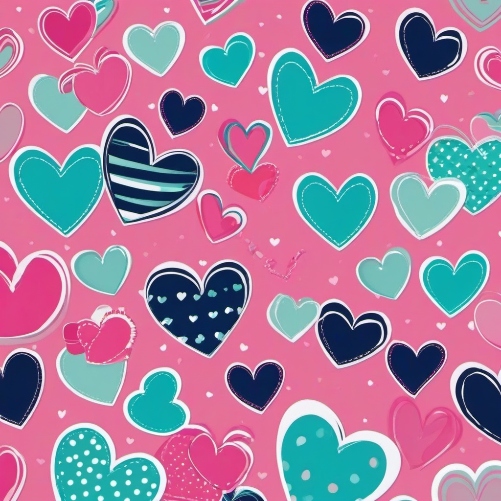 preppy heart wallpapers  background