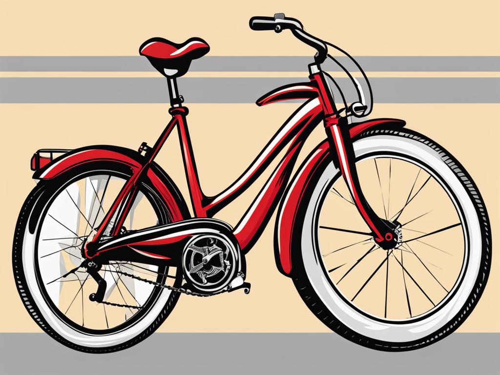 bike clipart: energetic bike ready for a ride. 