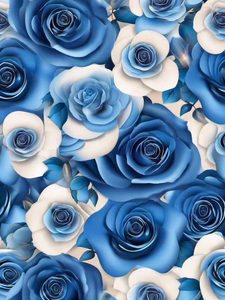 Flower Background Wallpaper - blue rose background  