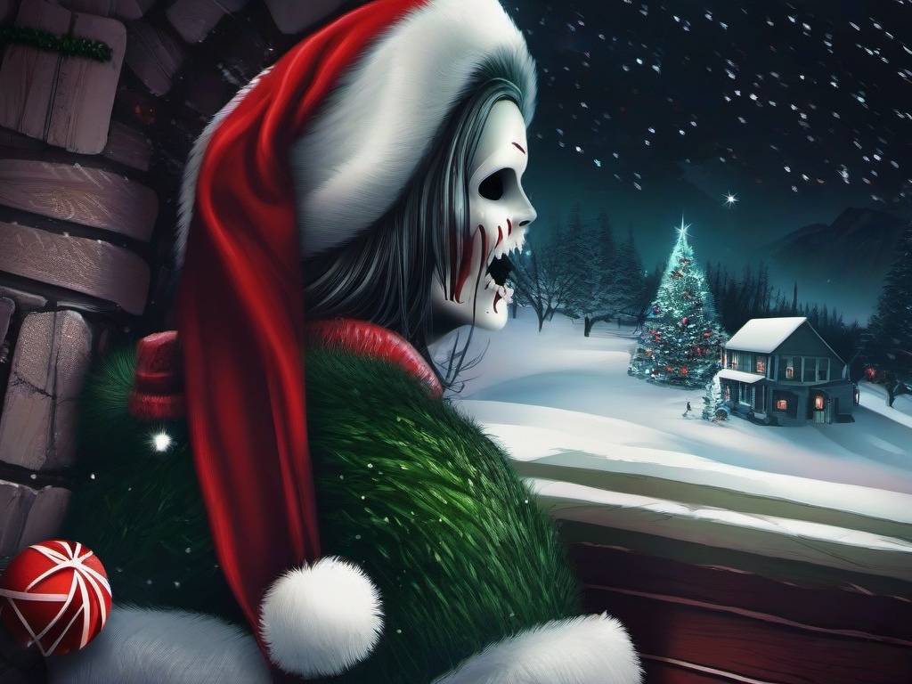 Christmas Horror Wallpaper  