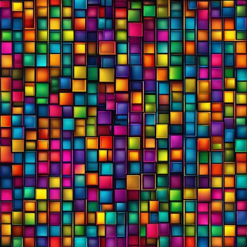 Rainbow Background Wallpaper - rainbow squares background  