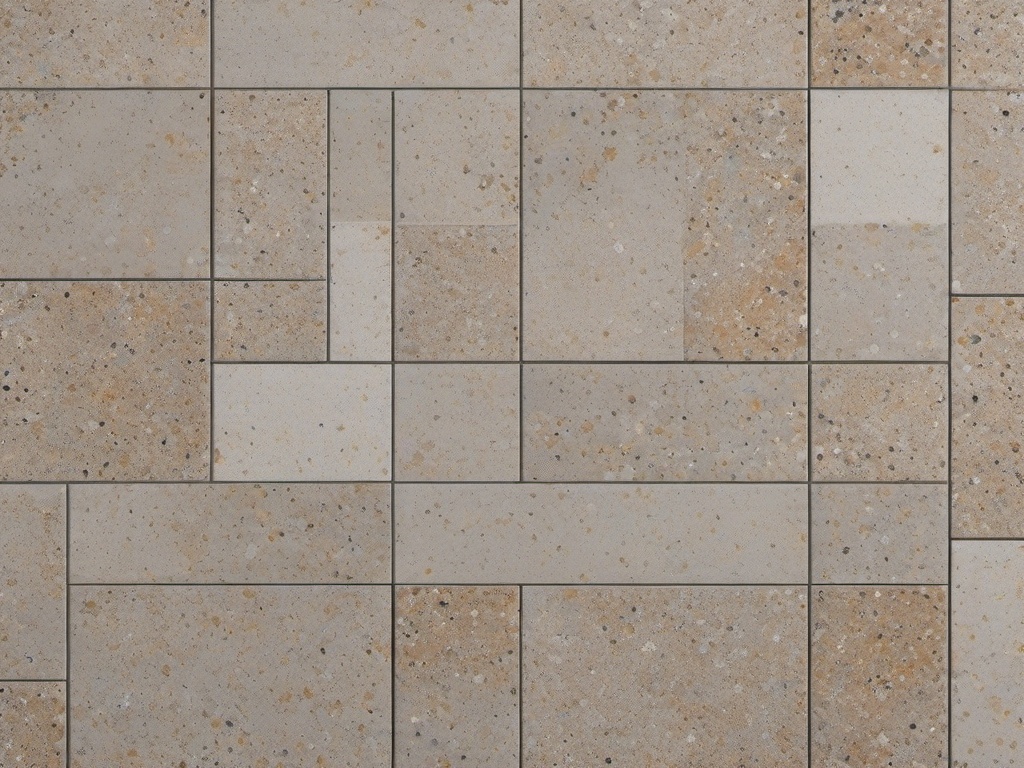 Porcelain terrazzo tile scheme top view, product photoshoot realistic background, hyper detail, high resolution