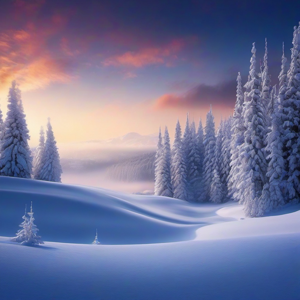 Snow Background Wallpaper - winter scene wallpaper for iphone  